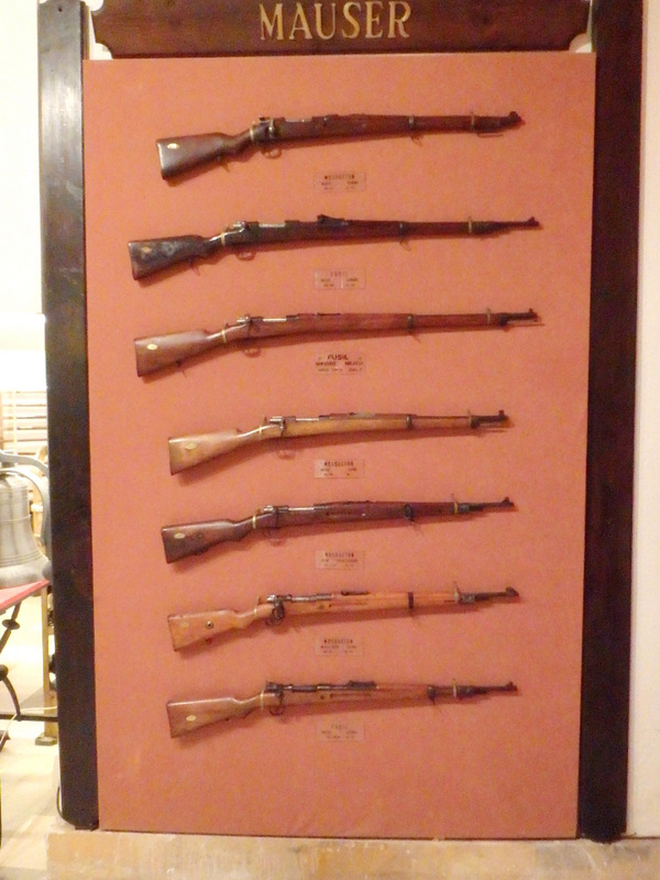 Mausers (German) over time as used by Spanish forces.